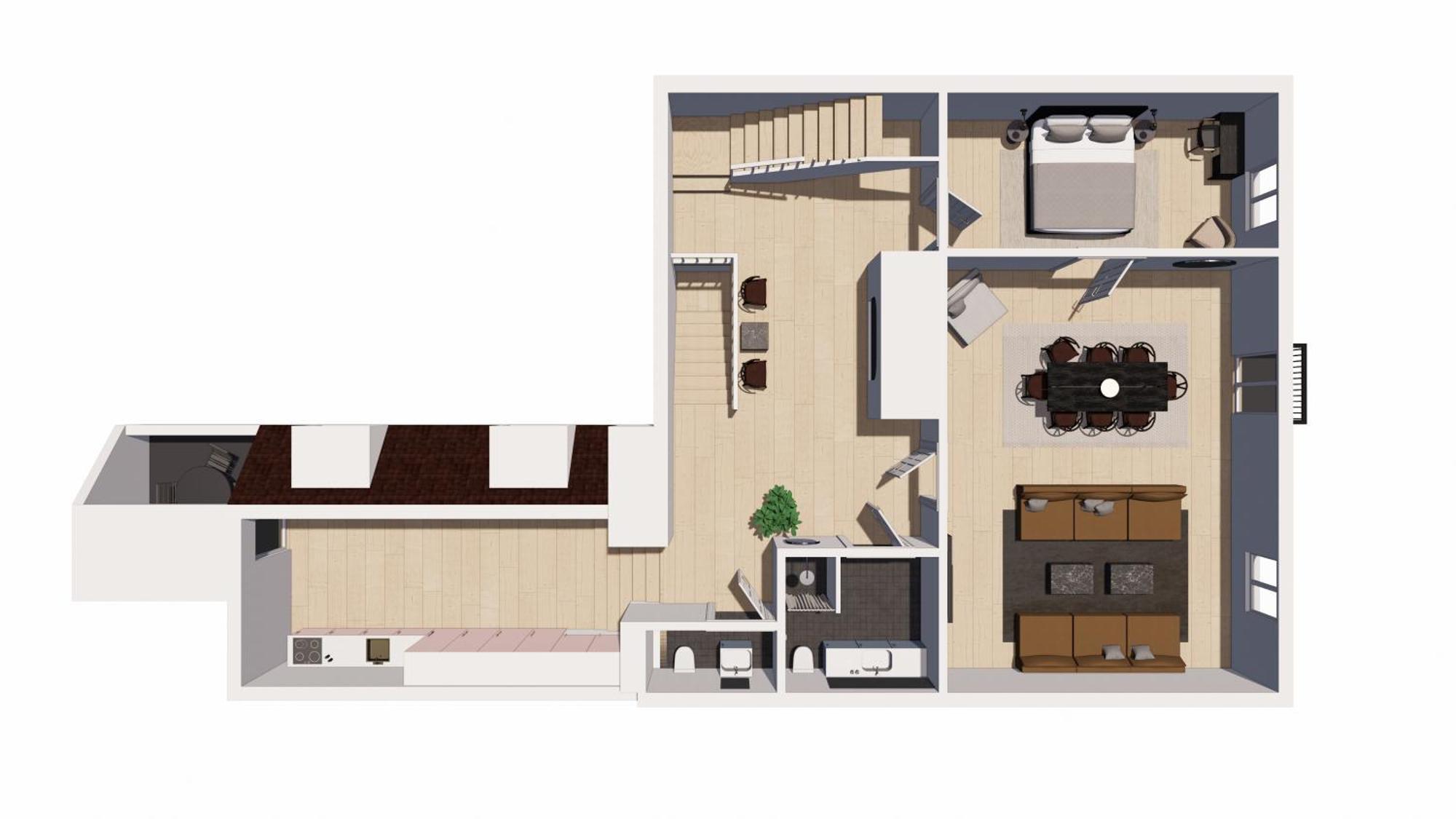Modern 3Br Duplex Apartment In Nyhavn W Private Balcony โคเปนเฮเกน ภายนอก รูปภาพ